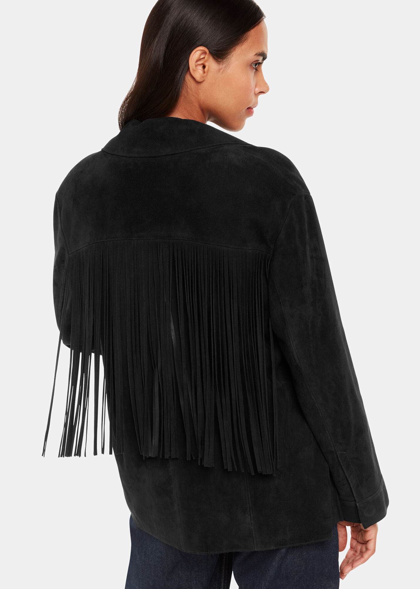 Suede clearance tassel jacket