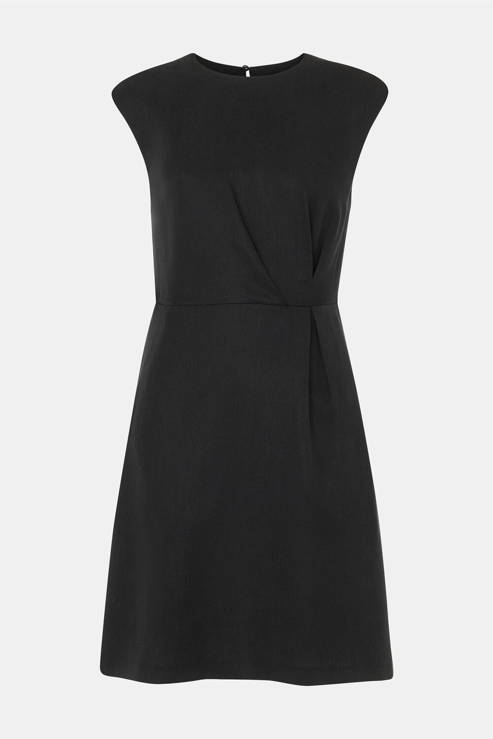 Black Twist Detail Mini Dress