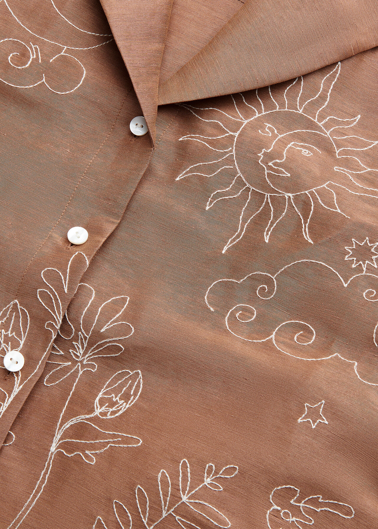 Embroidered Scribble Shirt