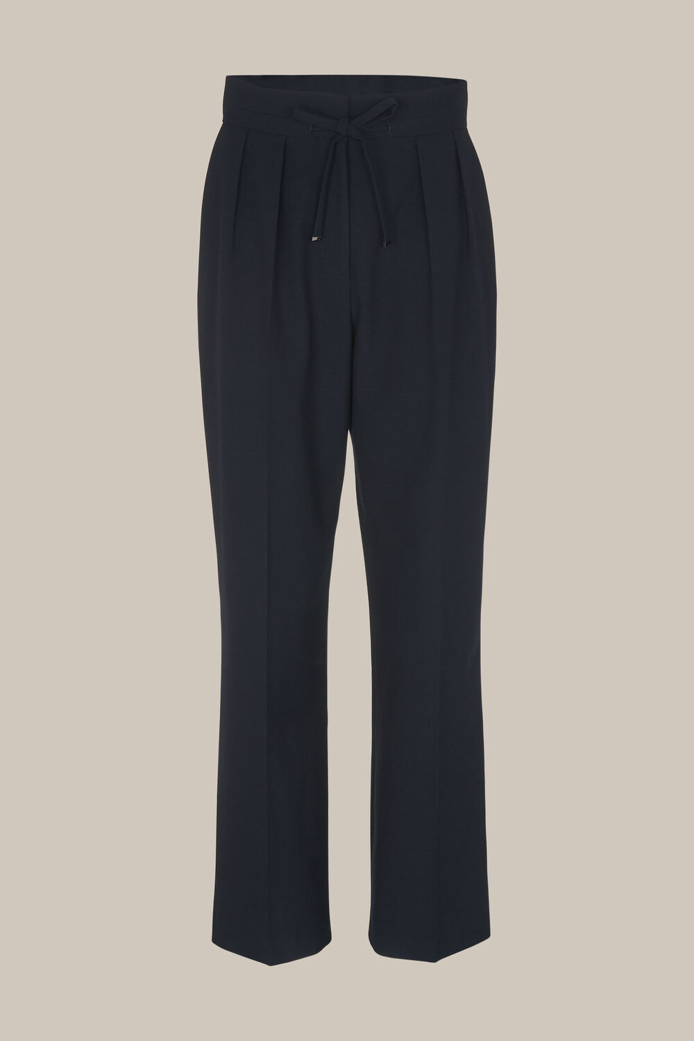 Drawstring Tapered Trouser Navy