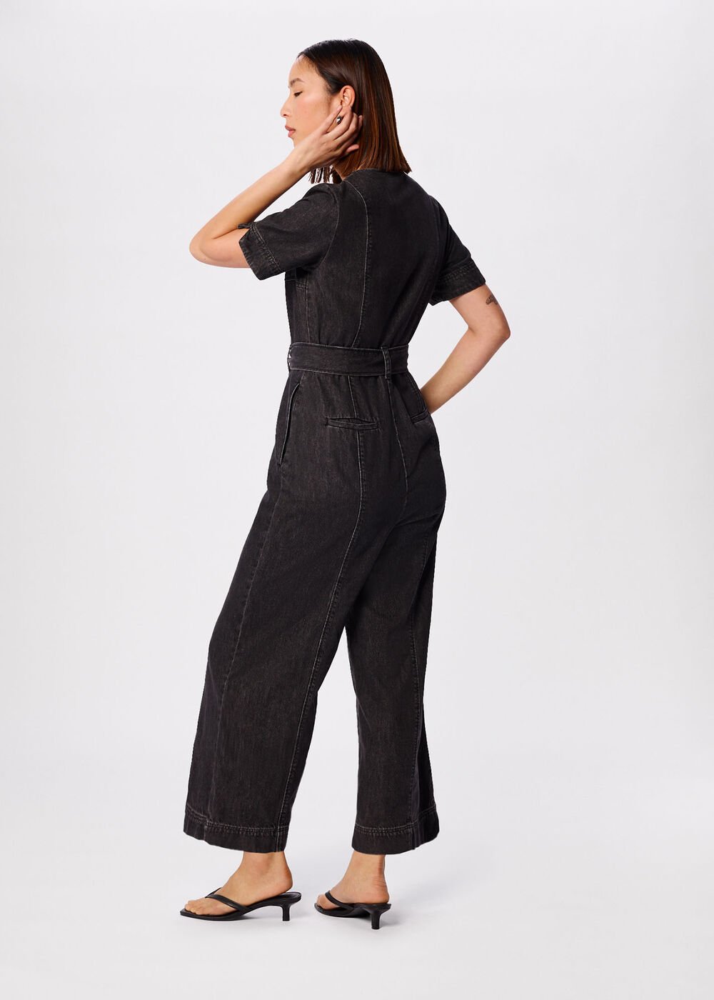 Button Down Jumpsuit
