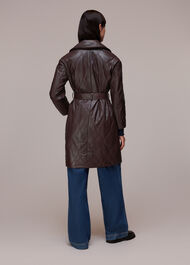Luna Leather Belted Jacket