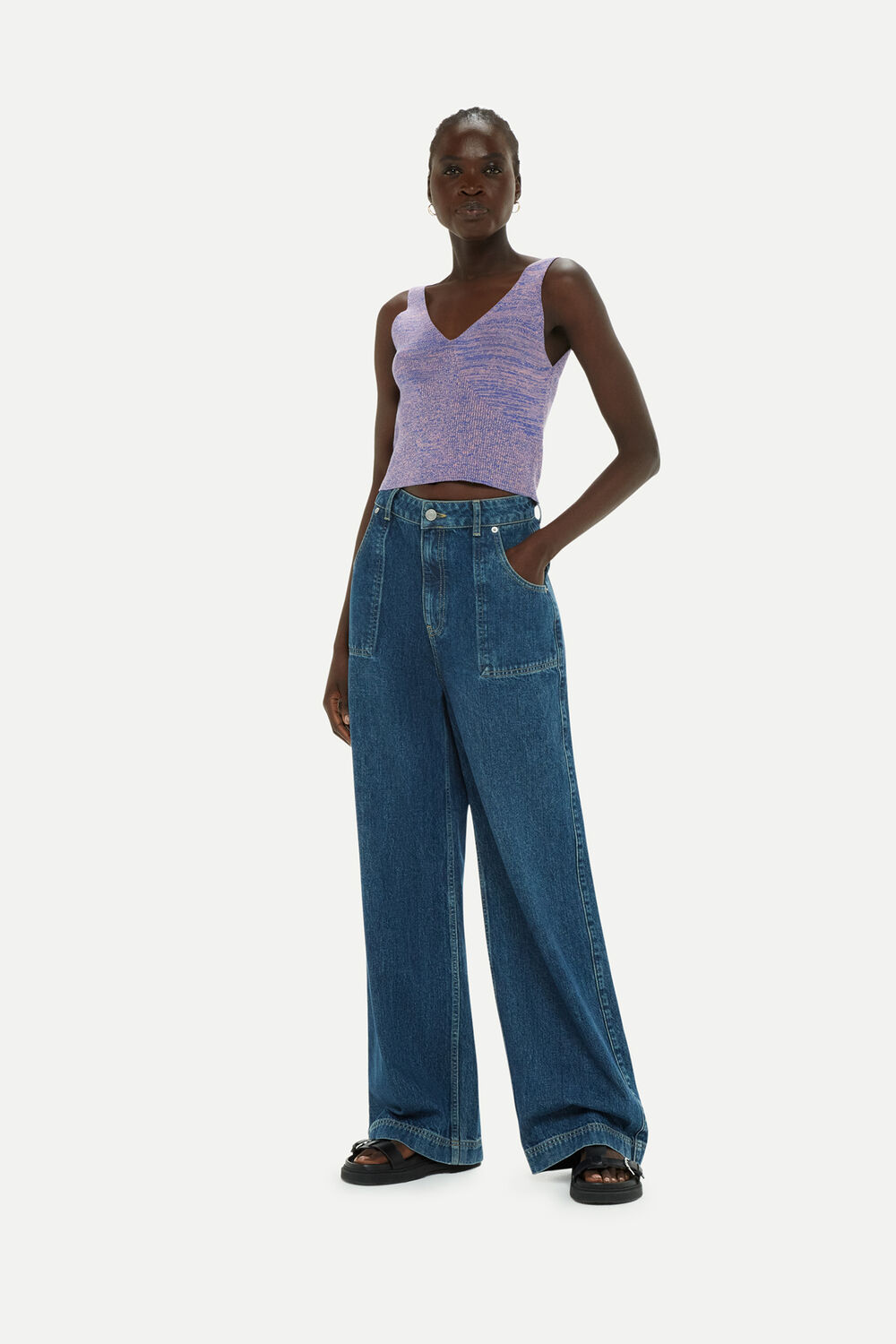 Blue Space Dye Tank