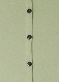 Round Neck Button Up Tee