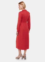 Elodie Tie Wrap Midi Dress