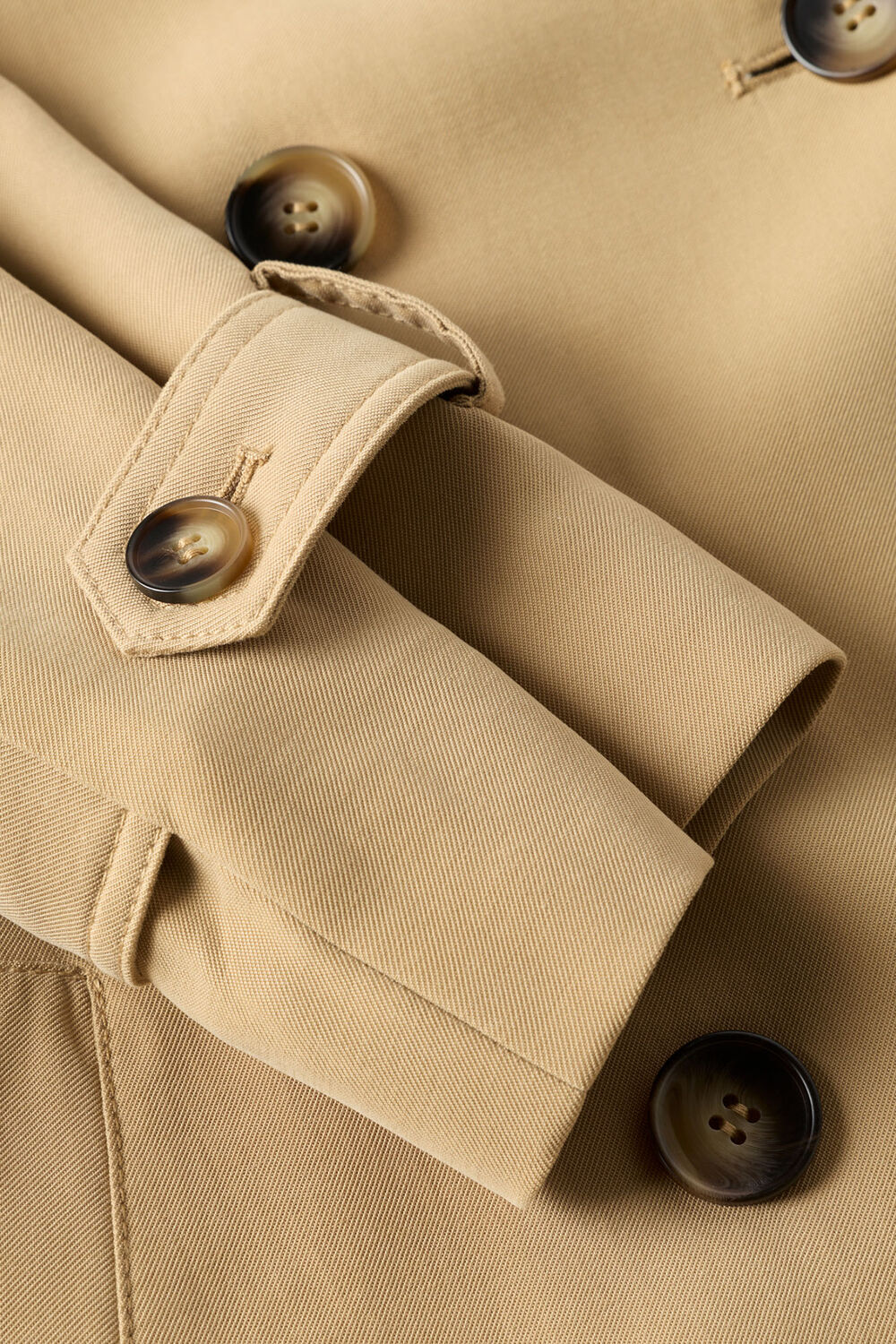 Neutral Riley Trench Coat