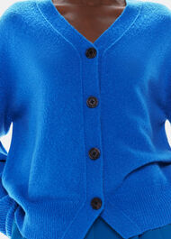 Textured Wool Mix Cardigan