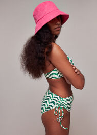 Chevron Tie Side Bikini Bottom