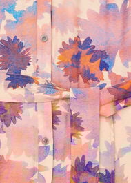 Petite Floral Button Front Jumpsuit