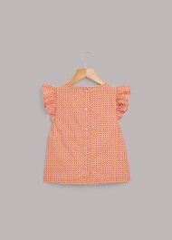 Ditsy Square Ursula Top