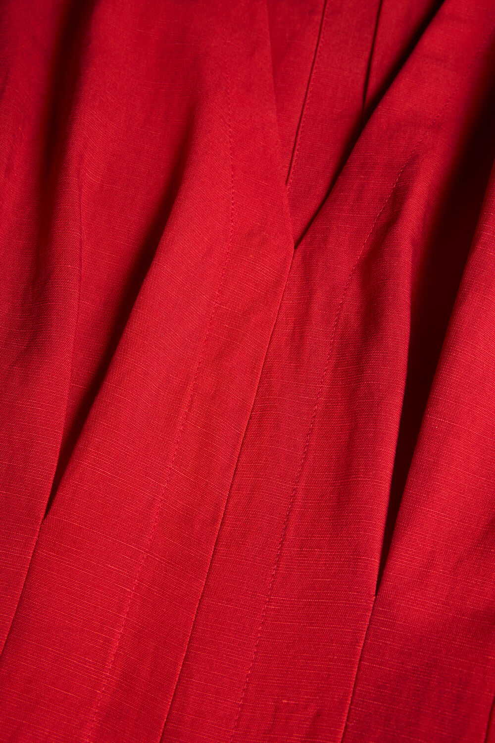 Petite Panel Linen Blend Dress