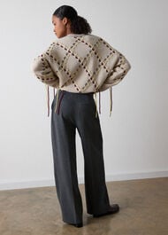 Petite High Rise Straight Trouser