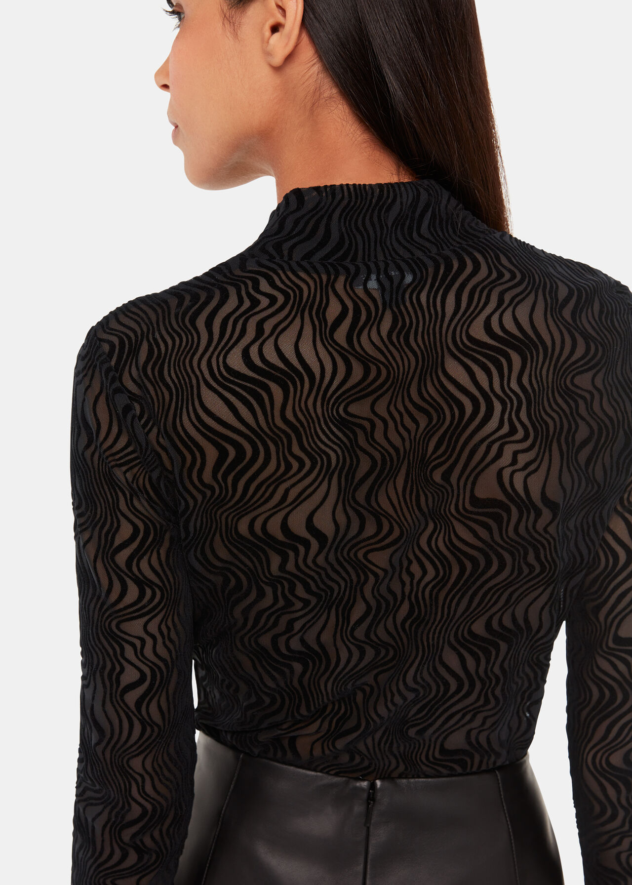 Squiggle Mesh Top