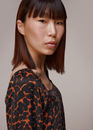 Smudge Animal Blanche Top