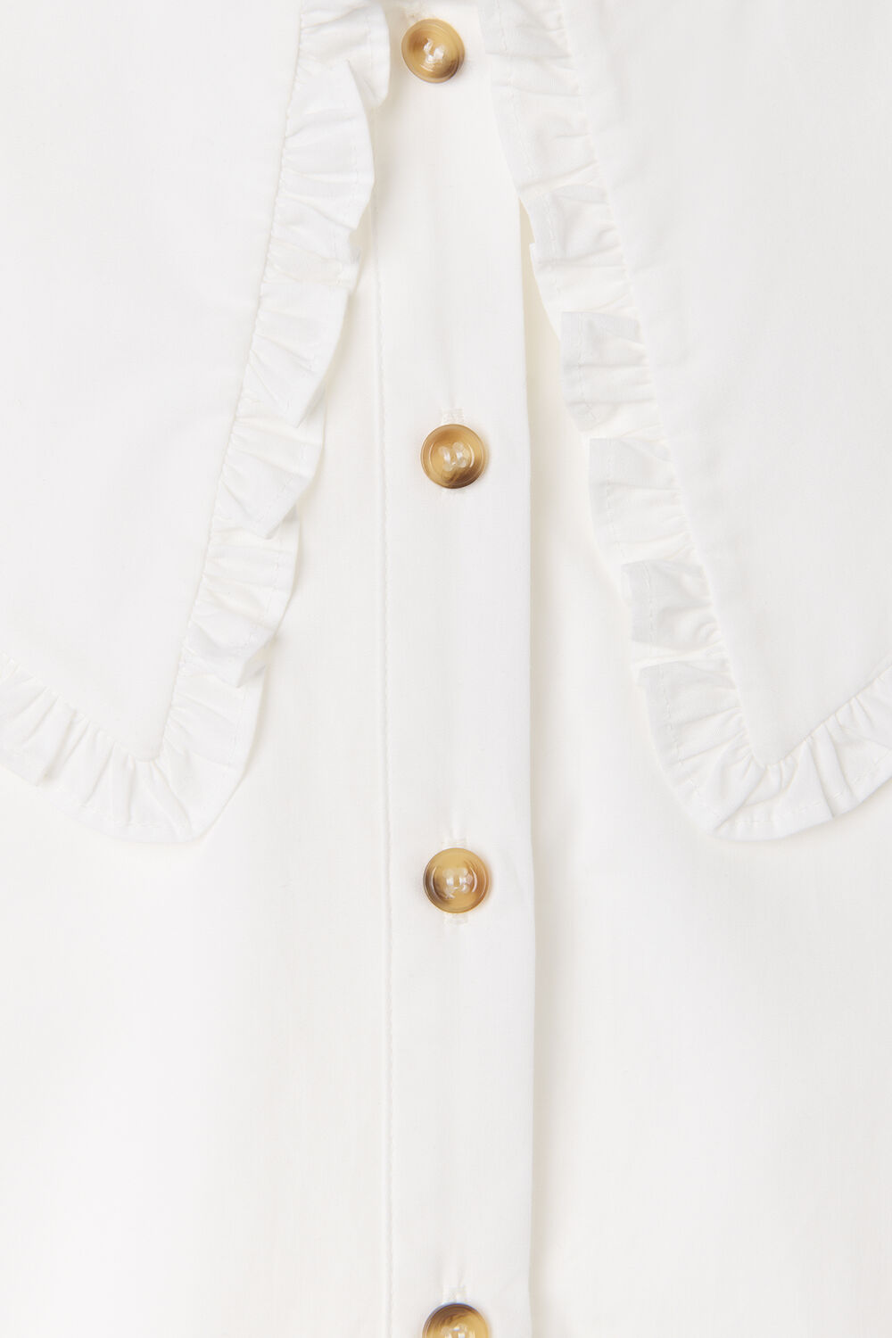 Cotton Collar Detail Top