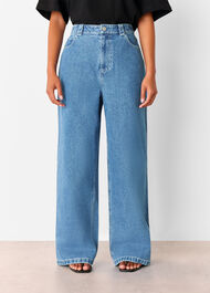 Petite Relaxed Straight Leg Jean