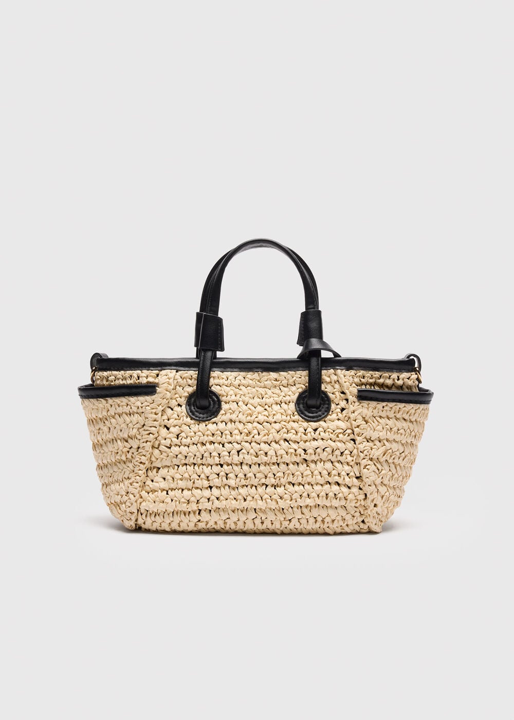 Aylin Mini Straw Tote Bag