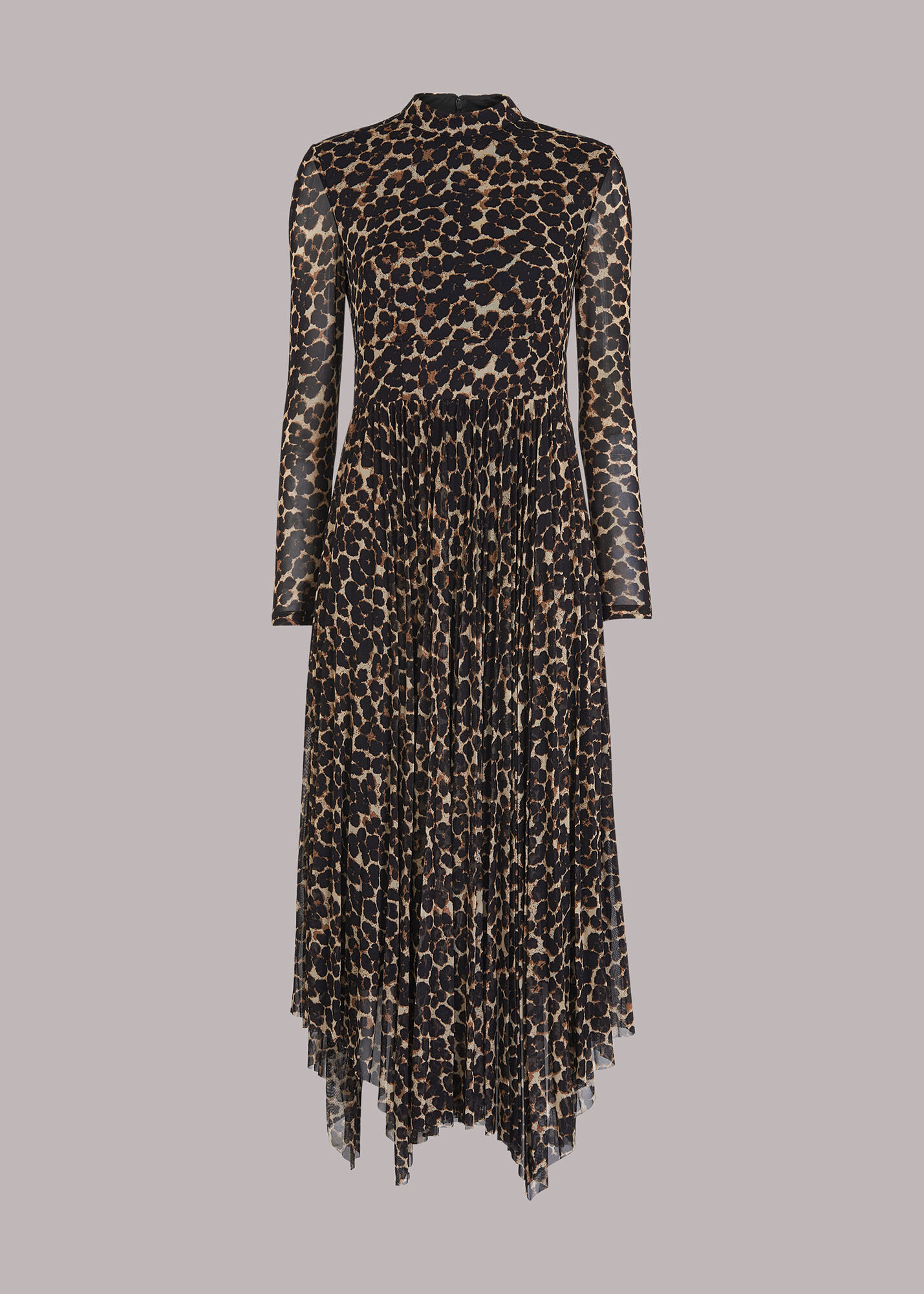 All saints leopard shop print dress
