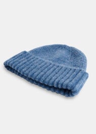 Brushed Lambswool Beanie Hat