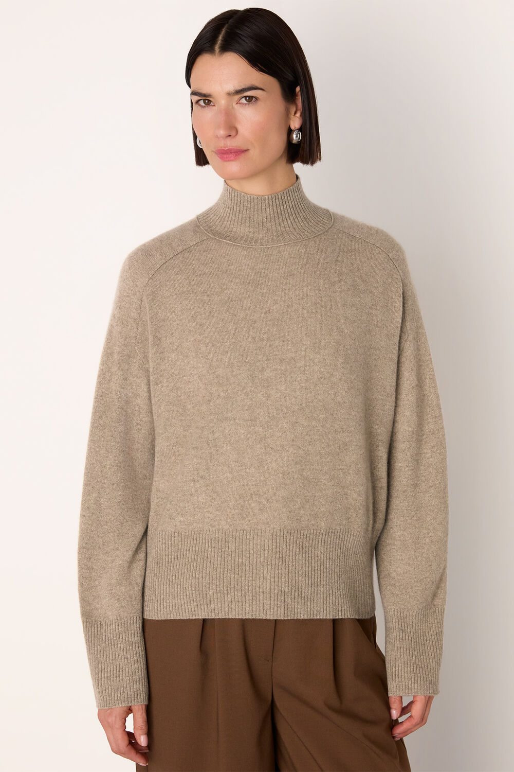 Cashmere Funnel Neck