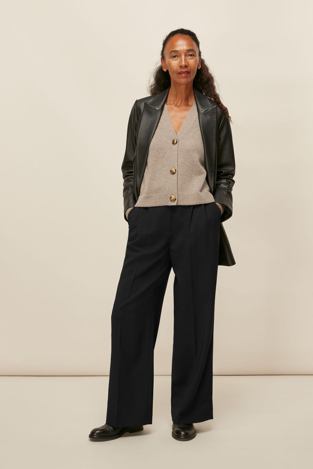Black Fionn Full Length Pants&nbsp;