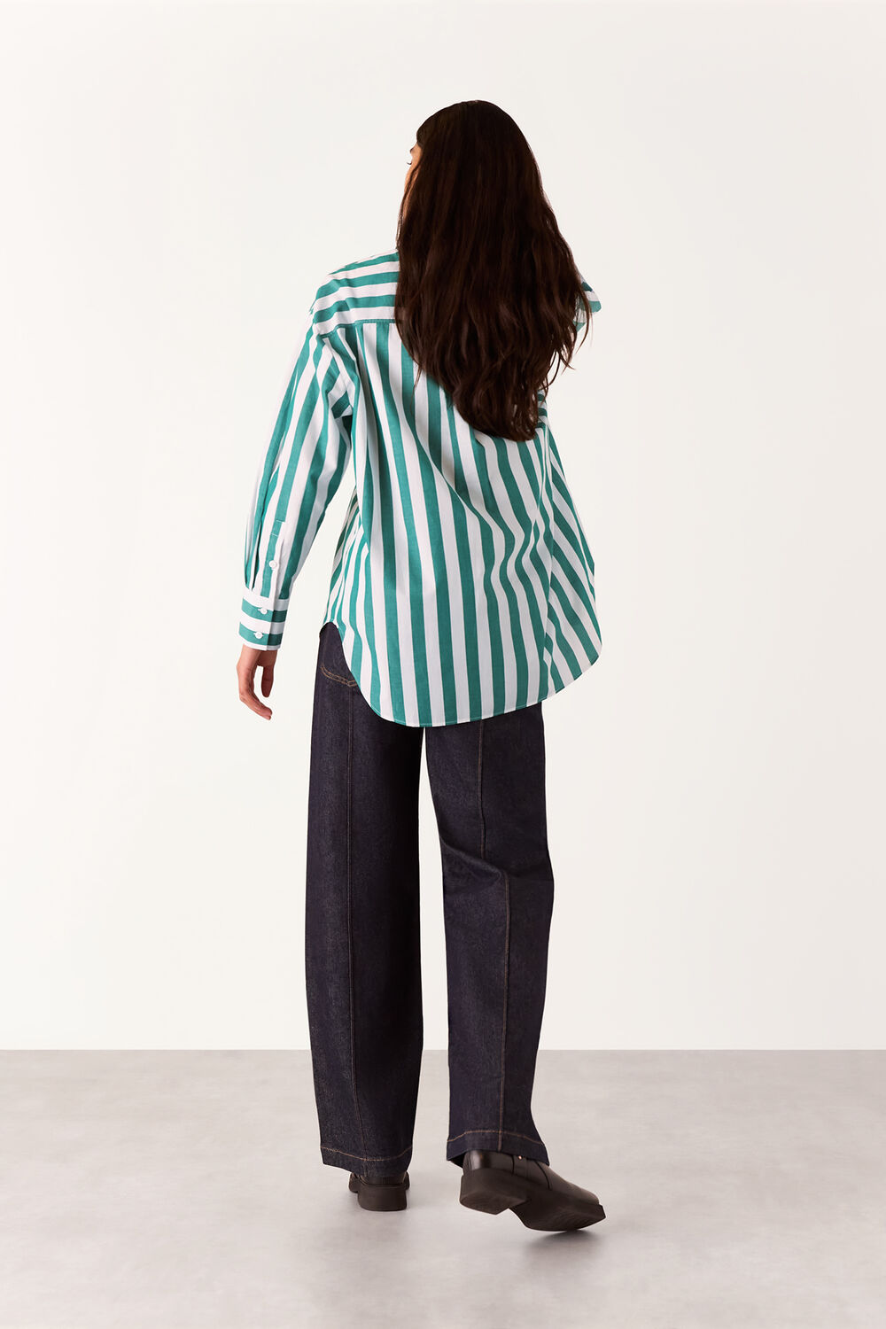 Stripe Oversize Shirt