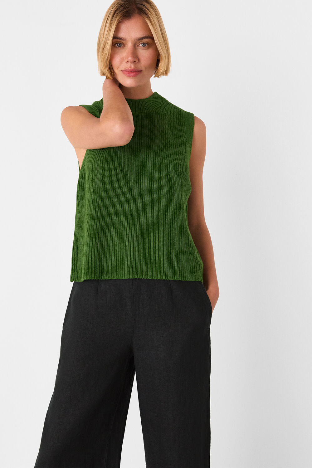 Linen Ankle Length Trouser