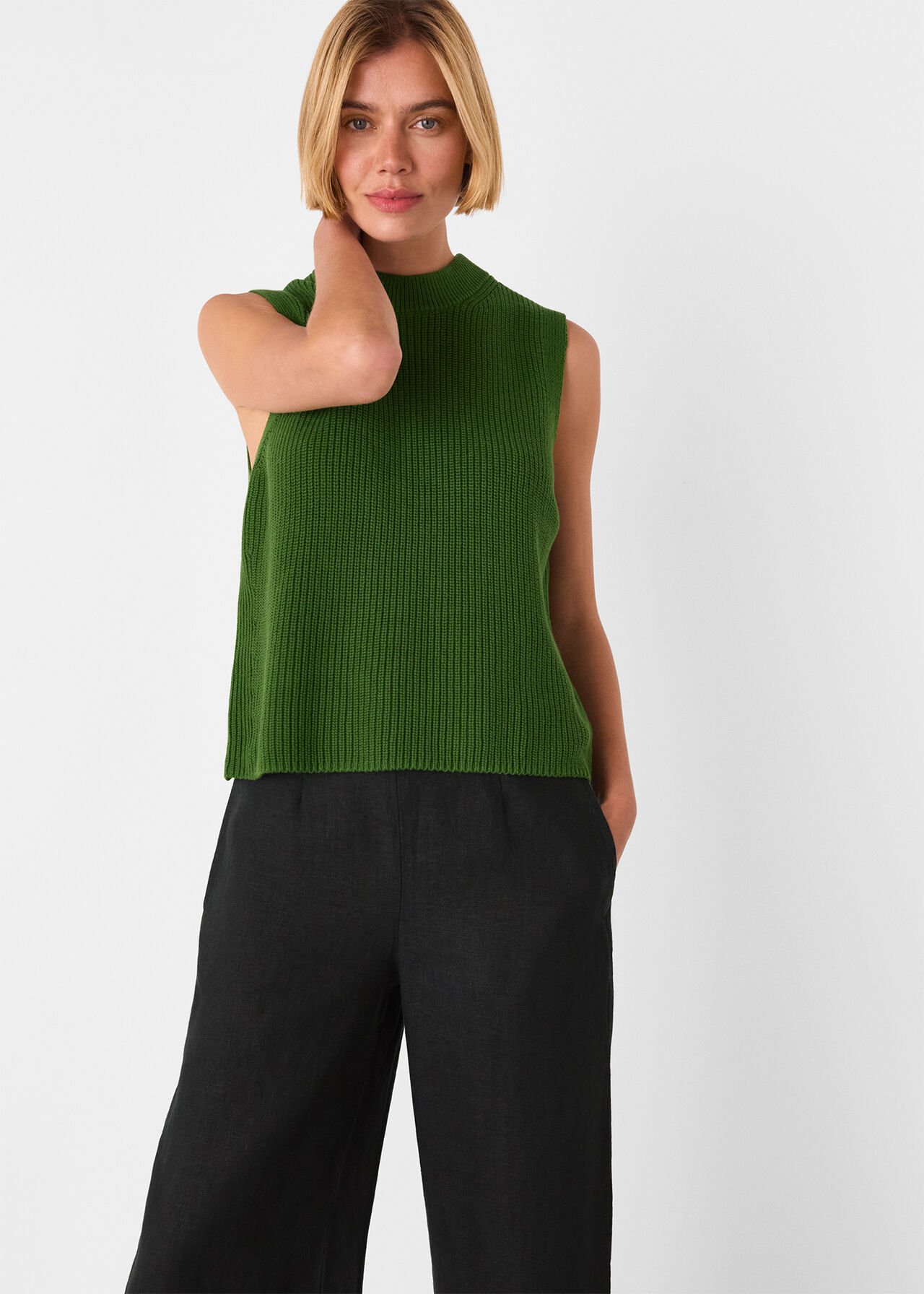 Linen Ankle Length Trouser