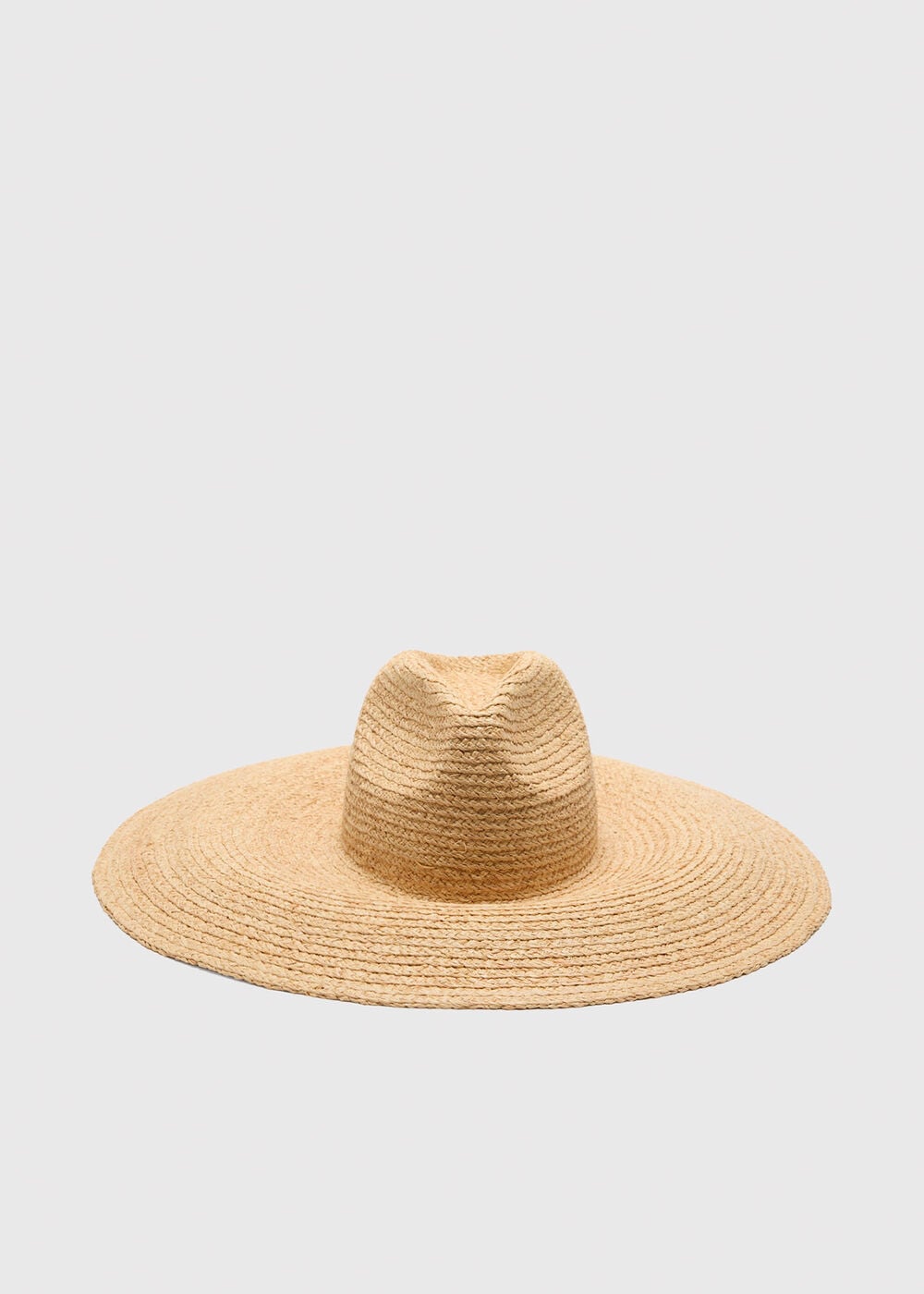 Neutral Oversized Straw Hat