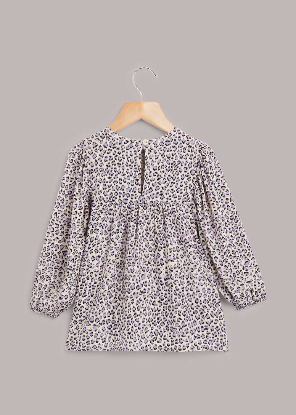 Dashed Leopard Wren Sleeve Top