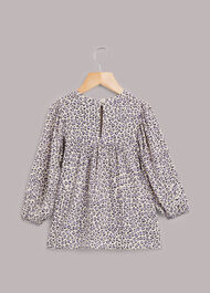 Dashed Leopard Wren Sleeve Top