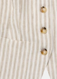 Linen Stripe Waistcoat
