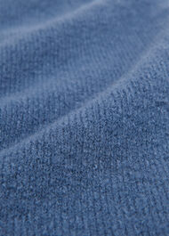 Wool Mix Crew Cardigan