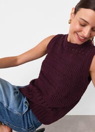 Chunky Cotton Pointelle Tank