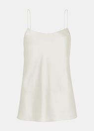 Silk Cami Top Silver