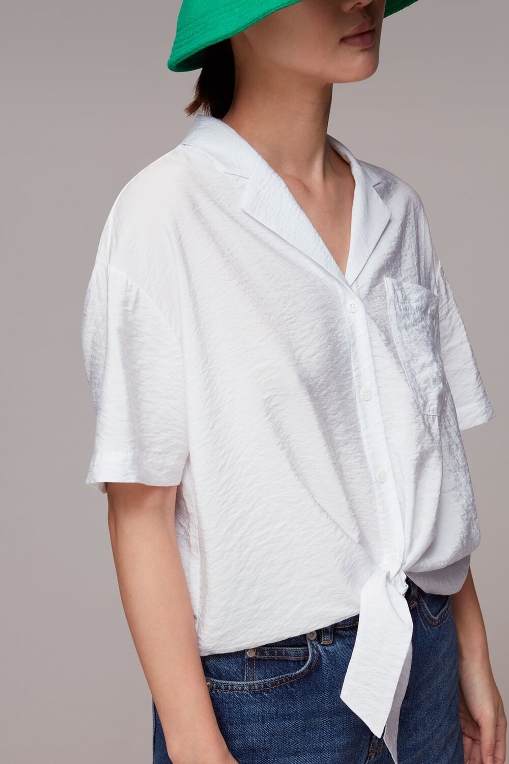 Nicola Tie Front Top