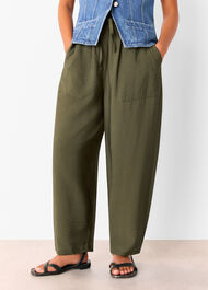 Petite Tie Waist Trouser