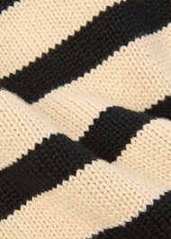 Stripe Detail Cotton Knit