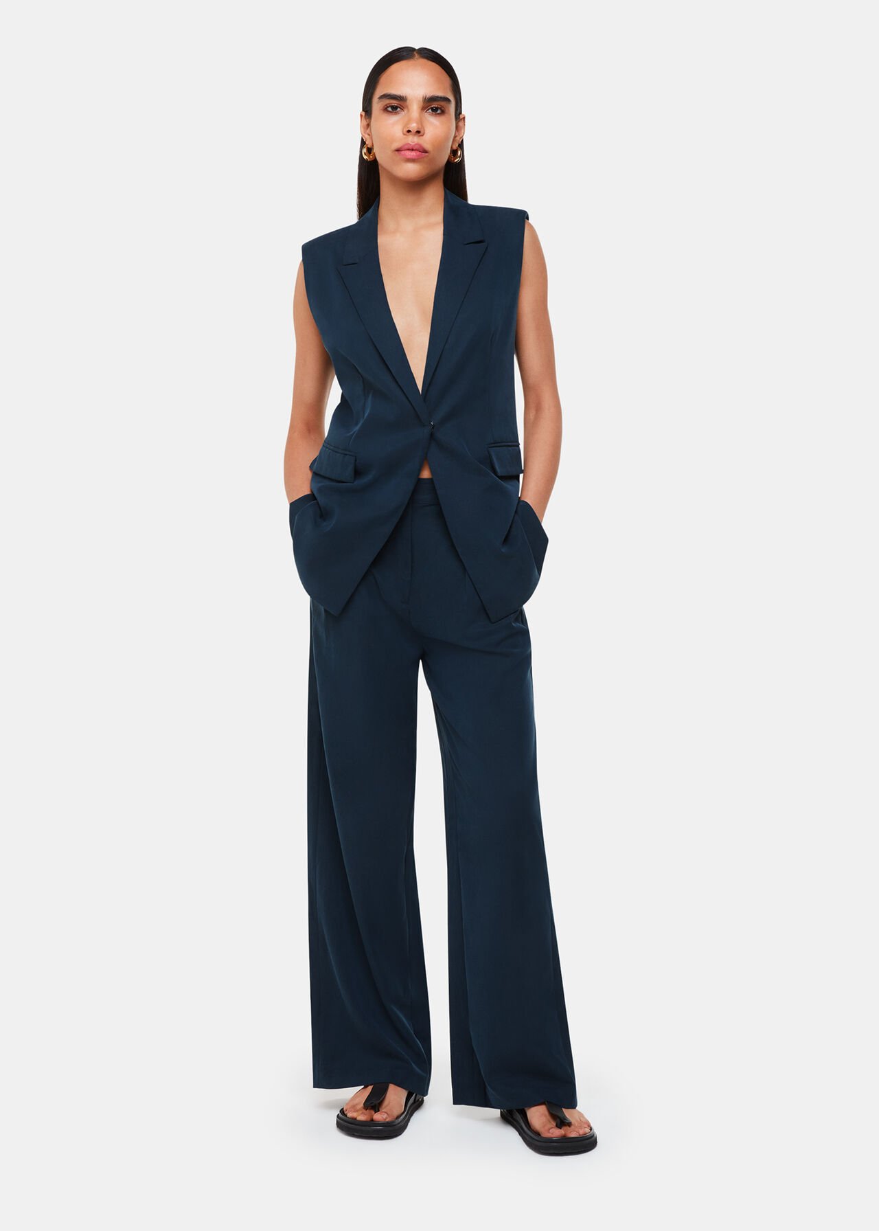 Joss Sleeveless Blazer