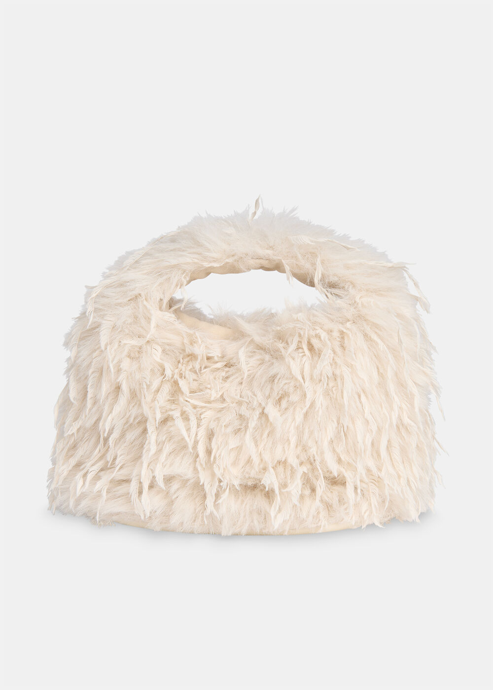 Luz Faux Feather Mini Bag