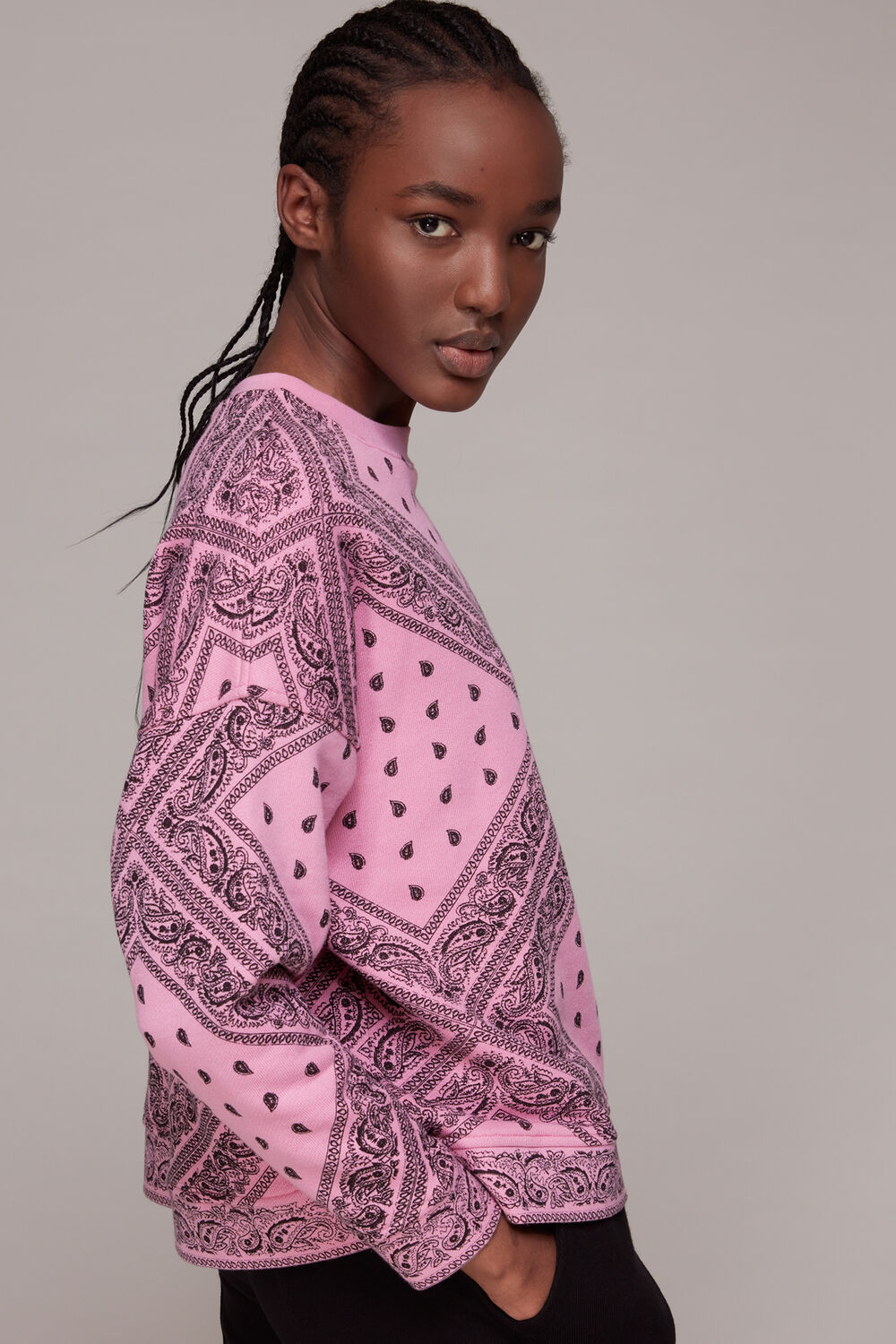 Bandana Printed Sweatshirt