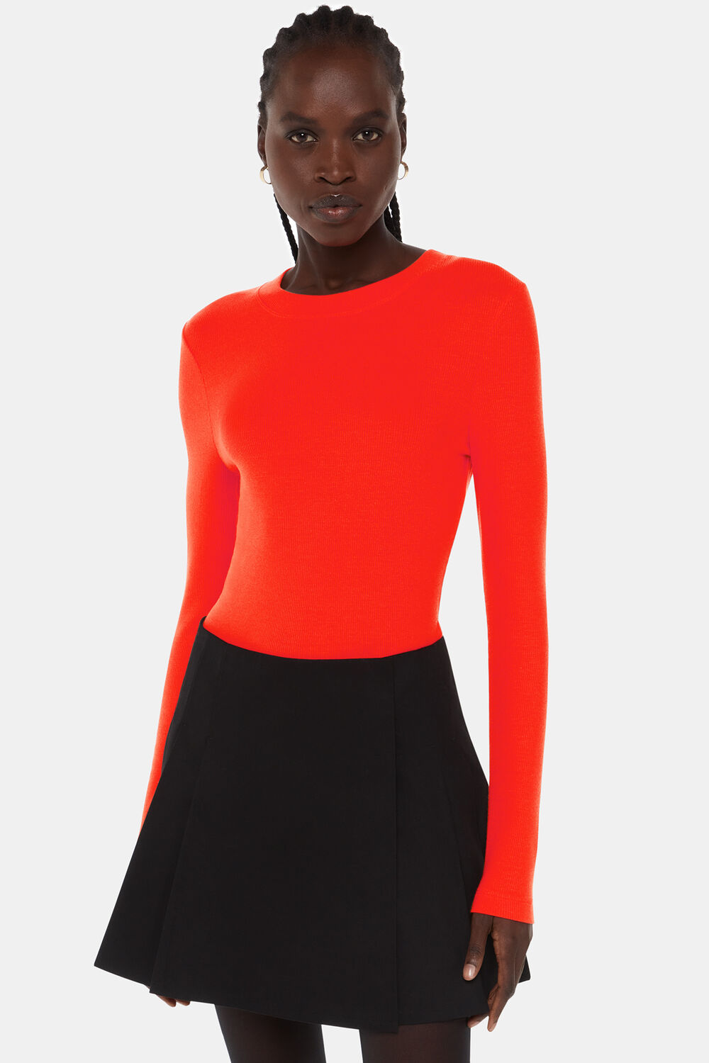 Essential Ribbed Crew Neck