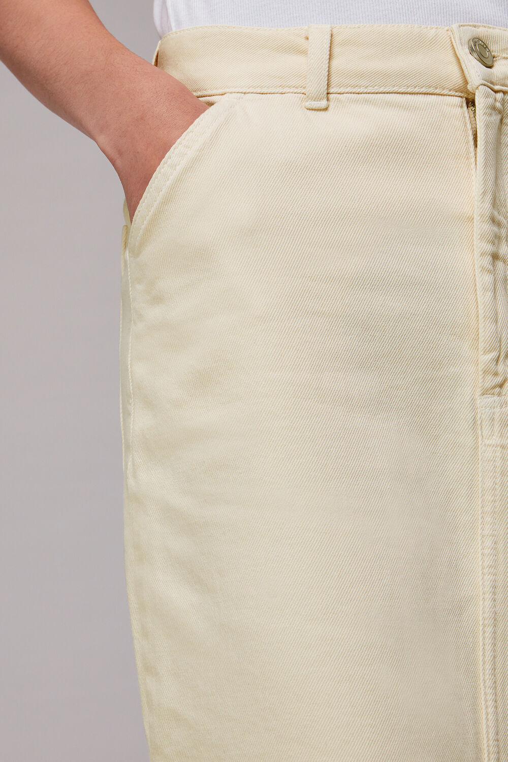 Flo Denim Midi Skirt
