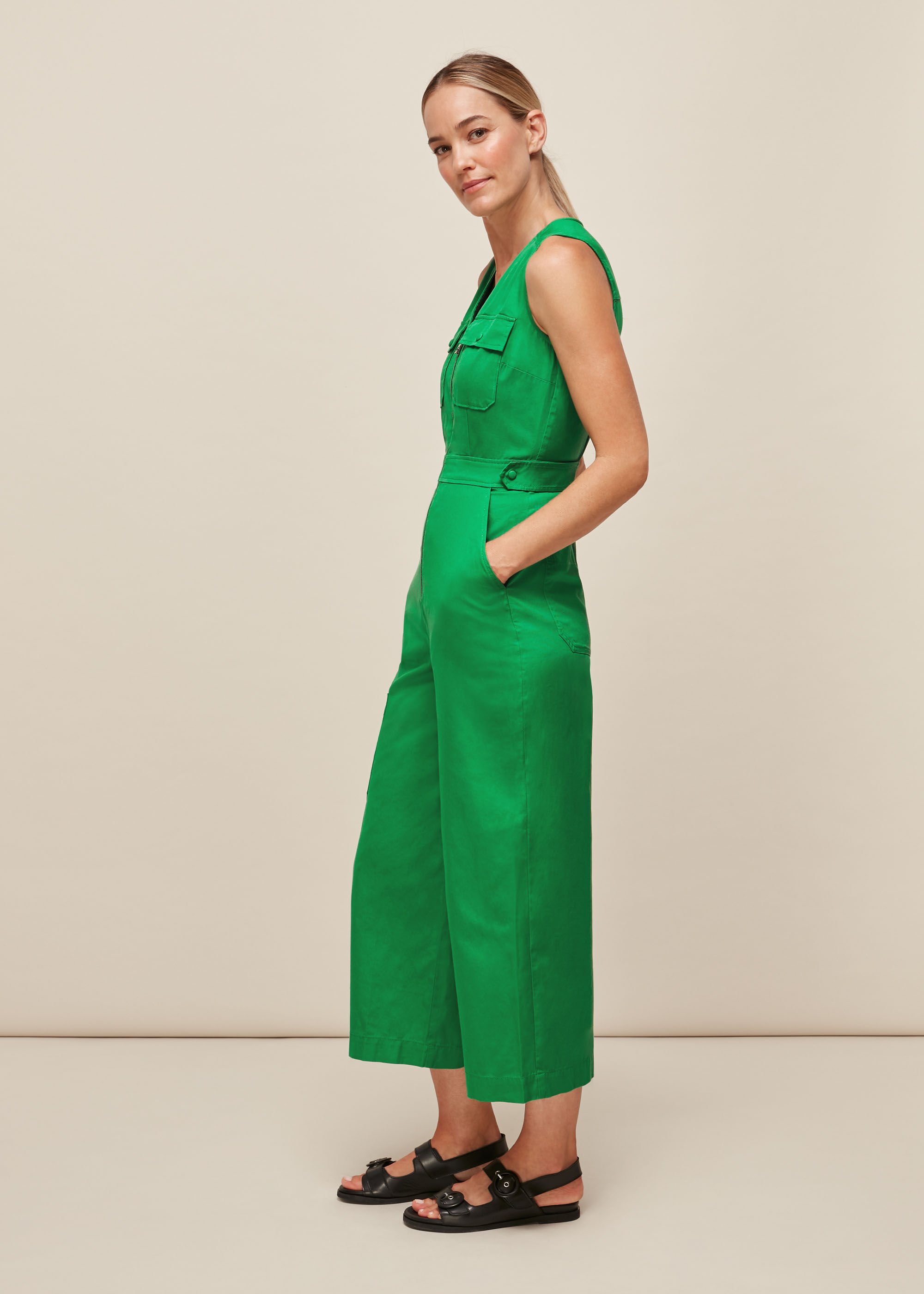 Whistles sale silk jumpsuit