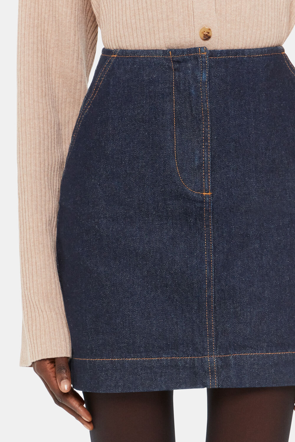 Denim Mini Skirt