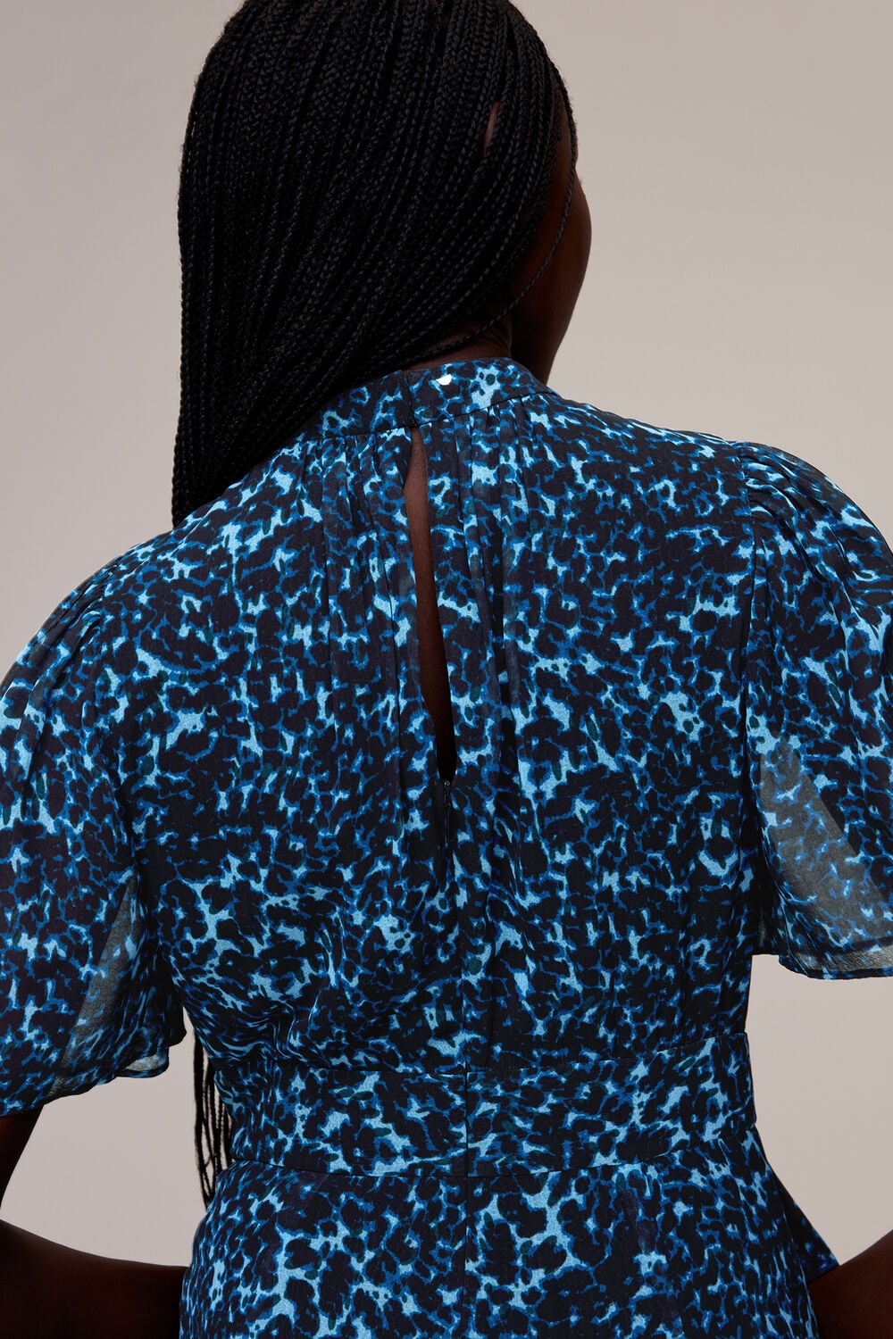 Brushed Leopard Print Jumpsuit