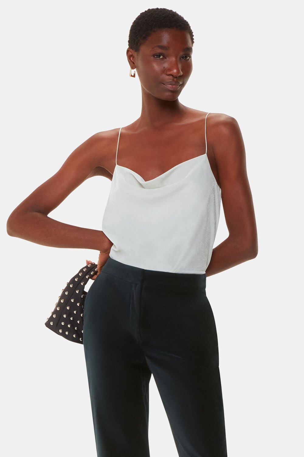 Helena Velvet Straight Trouser