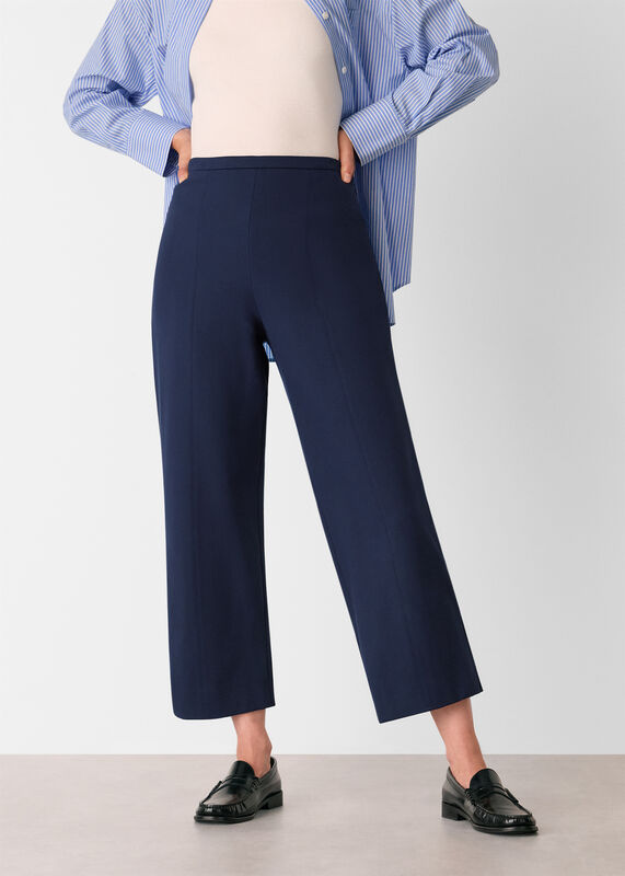 Navy Camilla Wide Leg Pants 