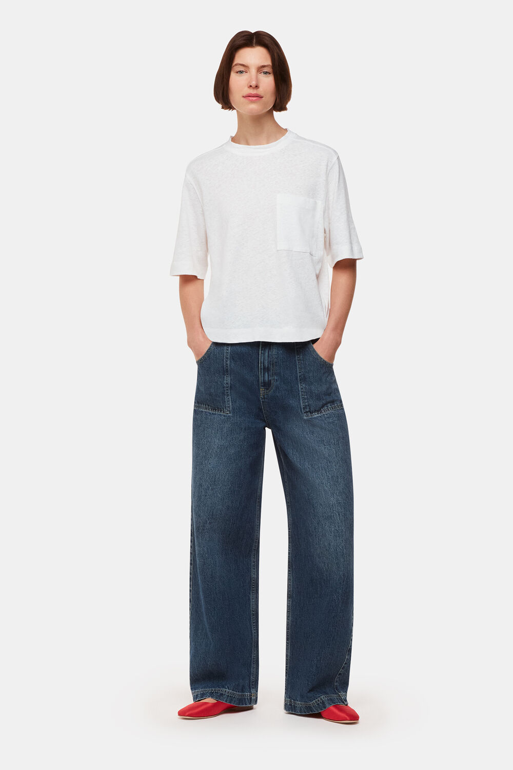 Linen Pocket Blend Tee