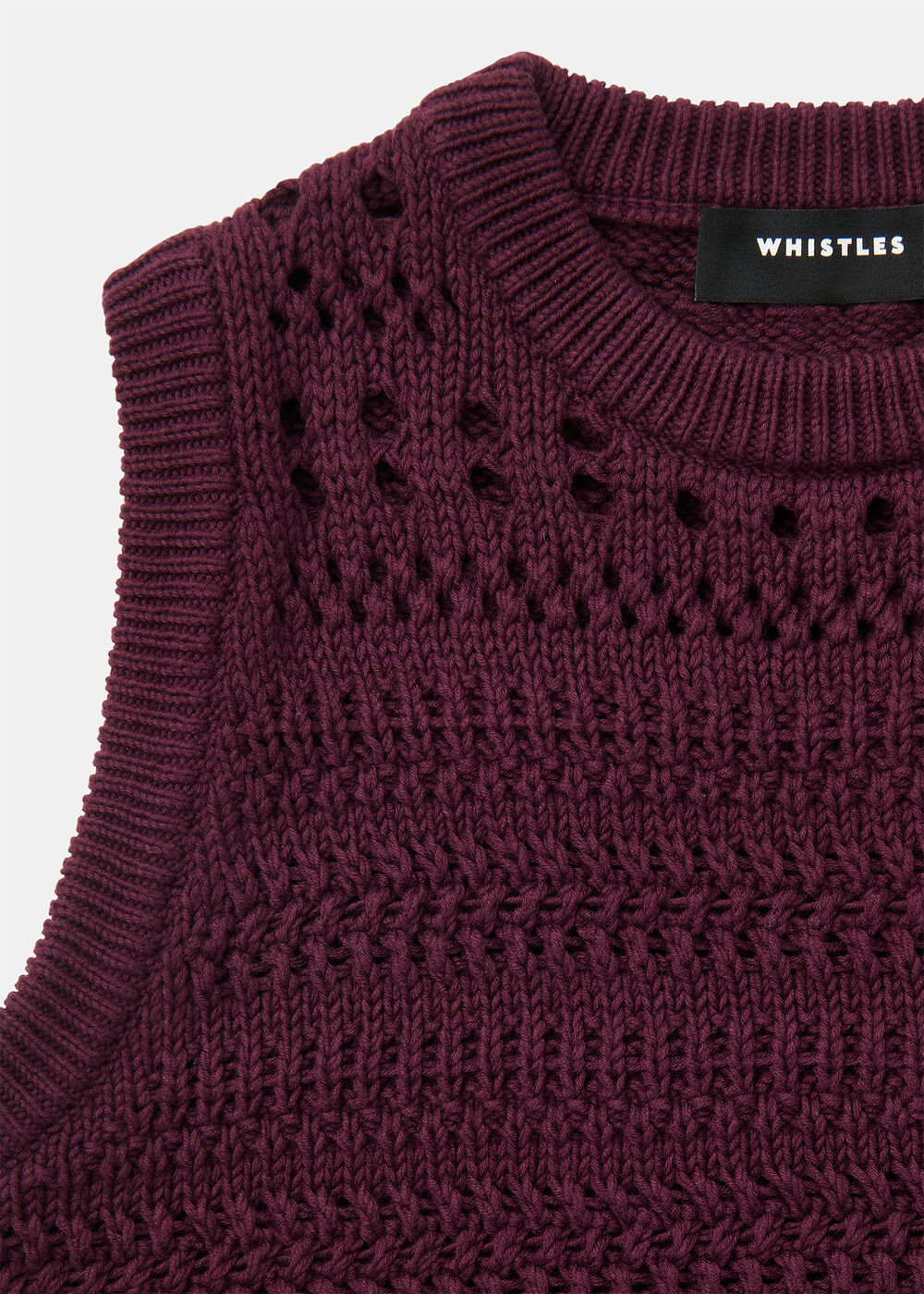 Chunky Cotton Pointelle Tank